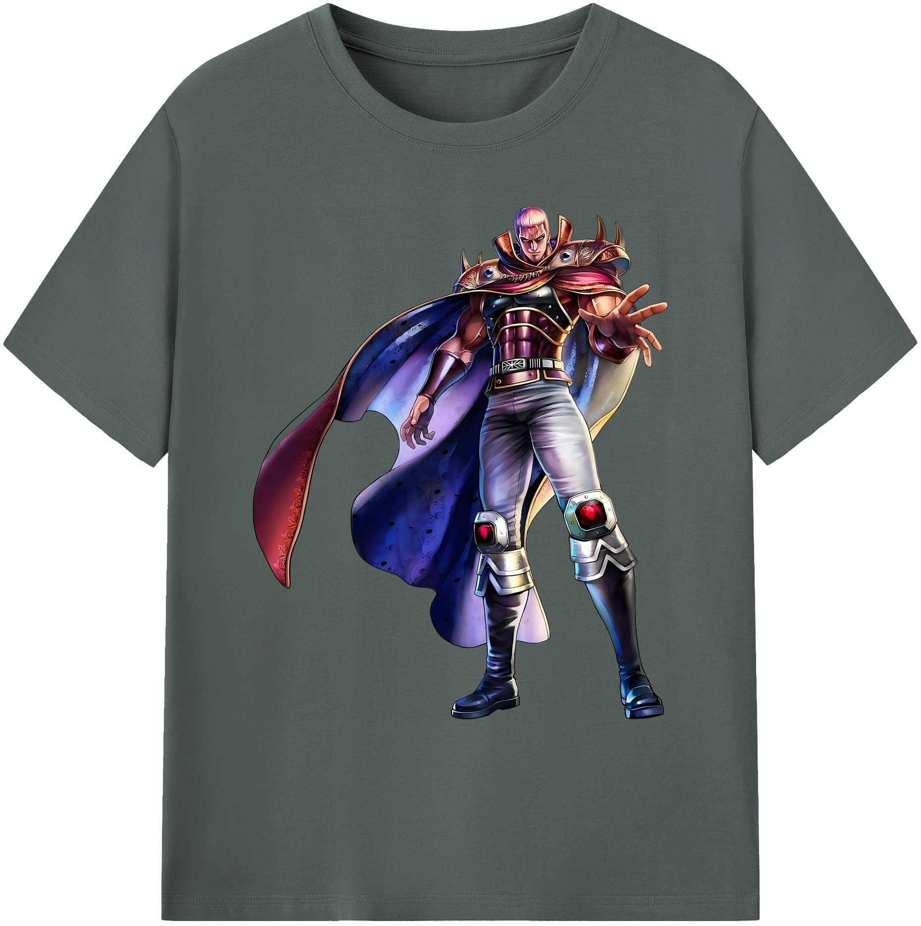（画像用） 北斗の拳 Fist of the North Star 綿100％ メンズ半袖Tシャツ｜肌触りやわらか＆通気性